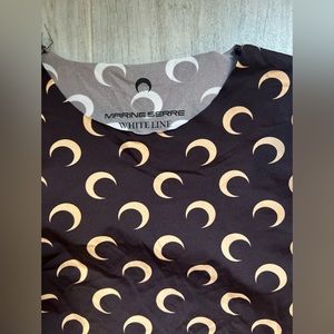 Chocolate brown marine serre top